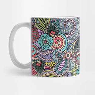 Floral Collage Mug